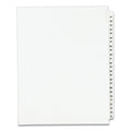 Avery Preprinted Legal Exhibit Side Tab Index Dividers, Avery Style, 25-Tab, 51 to 75, 11 x 8.5, White, 1 Set, (1332)