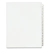 Avery Preprinted Legal Exhibit Side Tab Index Dividers, Avery Style, 25-Tab, 1 to 25, 11 x 8.5, White, 1 Set, (1330)