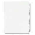 Avery Preprinted Legal Exhibit Side Tab Index Dividers, Avery Style, 25-Tab, 1 to 25, 11 x 8.5, White, 1 Set, (1330)