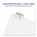 Avery Preprinted Legal Exhibit Side Tab Index Dividers, Avery Style, 25-Tab, 1 to 25, 11 x 8.5, White, 1 Set