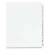 Avery Preprinted Legal Exhibit Side Tab Index Dividers, Avery Style, 26-Tab, A to Z, 11 x 8.5, White, 1 Set, (1400)
