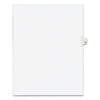 Avery Preprinted Legal Exhibit Side Tab Index Dividers, Avery Style, 10-Tab, 10, 11 x 8.5, White, 25/Pack
