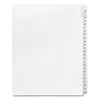 Avery Preprinted Legal Exhibit Side Tab Index Dividers, Allstate Style, 25-Tab, 76 to 100, 11 x 8.5, White, 1 Set, (1704)