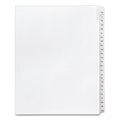 Avery Preprinted Legal Exhibit Side Tab Index Dividers, Allstate Style, 25-Tab, 76 to 100, 11 x 8.5, White, 1 Set, (1704)