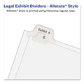 Avery Preprinted Legal Exhibit Side Tab Index Dividers, Allstate Style, 10-Tab, I to X, 11 x 8.5, White, 1 Set