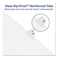 Avery Preprinted Legal Exhibit Side Tab Index Dividers, Avery Style, 10-Tab, 3, 11 x 8.5, White, 25/Pack