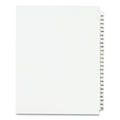 Avery Preprinted Legal Exhibit Side Tab Index Dividers, Avery Style, 25-Tab, 101 to 125, 11 x 8.5, White, 1 Set, (1334)