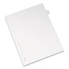 Avery Preprinted Legal Exhibit Side Tab Index Dividers, Allstate Style, 26-Tab, V, 11 x 8.5, White, 25/Pack