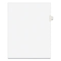Avery Preprinted Legal Exhibit Side Tab Index Dividers, Avery Style, 10-Tab, 7, 11 x 8.5, White, 25/Pack