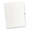 Avery Preprinted Legal Exhibit Side Tab Index Dividers, Avery Style, 26-Tab, 51 to 75, 11 x 8.5, White, 1 Set