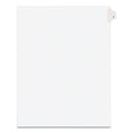 Avery Preprinted Legal Exhibit Side Tab Index Dividers, Avery Style, 10-Tab, 1, 11 x 8.5, White, 25/Pack