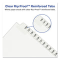 Avery Preprinted Legal Exhibit Bottom Tab Index Dividers, Avery Style, 26-Tab, Exhibit 1 to Exhibit 25, 11 x 8.5, White, 1 Set
