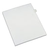 Avery Preprinted Legal Exhibit Side Tab Index Dividers, Allstate Style, 10-Tab, 7, 11 x 8.5, White, 25/Pack