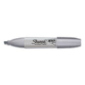 Sharpie Metallic Chisel Tip Permanent Marker, Medium Chisel Tip, Silver, Dozen