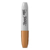 Sharpie Metallic Chisel Tip Permanent Marker, Medium Chisel Tip, Bronze, Dozen