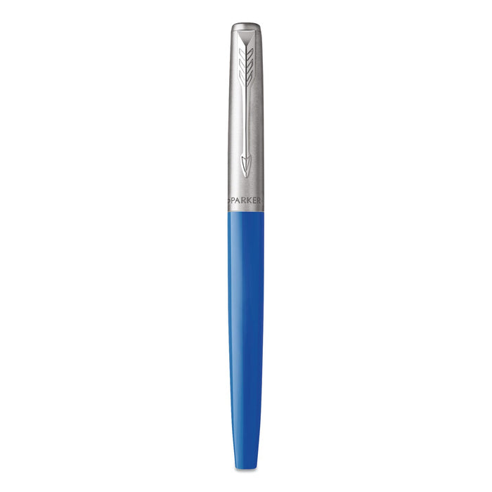 Parker Jotter Originals Roller Ball Pen, Stick, Fine 0.5 mm, Black Ink, Blue Barrel