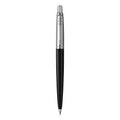 Parker Jotter Ballpoint Pen, Retractable, Medium 0.7 mm, Blue Ink, Black Barrel