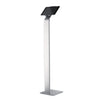 Durable Floor Stand Tablet Holder, Silver/Charcoal Gray