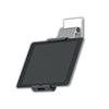 Durable Mountable Tablet Holder, Silver/Charcoal Gray