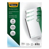 Fellowes Crystals Transparent Presentation Covers for Binding Systems, Clear, with Square Corners, 11 x 8.5, Unpunched, 100/Pack