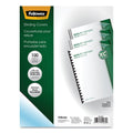 Fellowes Crystals Transparent Presentation Covers for Binding Systems, Clear, with Square Corners, 11 x 8.5, Unpunched, 100/Pack