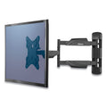 Fellowes Full Motion TV Wall Mount, 16.25w x 19.75d x 17.87h, Black