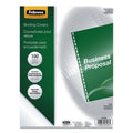 Fellowes Crystals Transparent Presentation Covers for Binding Systems, Clear, with Round Corners, 11.25 x 8.75, Punched, 100/Pack