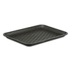 Pactiv Evergreen Supermarket Tray, #27S, 15 x 5.5 x 0.93, Black, Foam, 250/Carton