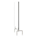 Ghent Clear Partition Extender with Attached Clamp, 42 x 3.88 x 18, Thermoplastic Sheeting