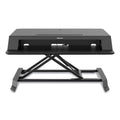 Fellowes Lotus LT Sit-Stand Workstation, 34.38" x 28.38" x 7.62", Black
