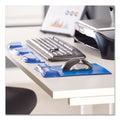 Fellowes Gel Wrist Support with Attached Mouse Pad, 8.25 x 9.87, Blue