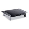 Fellowes Office Suites Standard Monitor Riser, For 21" Monitors, 19.78" x 14.06" x 4" to 6.5", Black/Silver, Supports 80 lbs