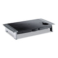 Fellowes Office Suites Premium Monitor Riser, 27" x 14" x 4" to 6.5", Black/Silver