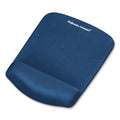 Fellowes PlushTouch Mouse Pad with Wrist Rest, 7.25 x 9.37, Blue