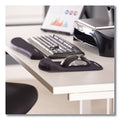Fellowes PlushTouch Mouse Pad with Wrist Rest, 7.25 x 9.37, Black