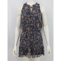 BB Dakota - January Printed Fit Flare Dress Black Womens Dress,Size Small by Vanessa Jane