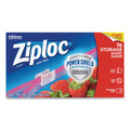 Ziploc Slider Storage Bags, 1 qt, 5.88" x 7.88", Clear, 9/Carton
