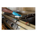 WypAll X80 Foodservice Towel, Kimfresh Antimicrobial Hydroknit, 12.5 x 23.5, White/Blue Stripe, 150/Carton