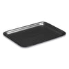 Pactiv Evergreen Supermarket Tray,  #4S, 9.25 x 7.25 x 0.69, Black, Foam, 500/Carton