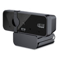 Adesso CyberTrack H6 4K USB Fixed Focus Webcam with Microphone, 3840 Pixels x 2160 Pixels, 8 Mpixels, Black