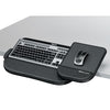 Fellowes Tilt 'n Slide Keyboard Manager with Comfort Glide, 19.5w x 11.5d, Black