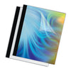 Fellowes Thermal Binding System Presentation Covers, Clear, 61 to 90 Sheet Capacity, 11 x 8.5, Unpunched, 10/Pack