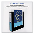 Avery Durable View Binder with DuraHinge and EZD Rings, 3 Rings, 2" Capacity, 11 x 8.5, Black, (9500)