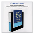 Avery Durable View Binder with DuraHinge and EZD Rings, 3 Rings, 3" Capacity, 11 x 8.5, Black, (9700)