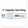 Avery Durable Non-View Binder with DuraHinge and Slant Rings, 3 Rings, 3" Capacity, 11 x 8.5, Green
