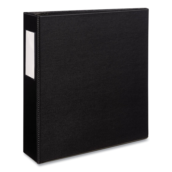 Avery Durable Non-View Binder with DuraHinge and EZD Rings, 3 Rings, 3" Capacity, 11 x 8.5, Black, (8702)
