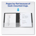 Avery Durable Non-View Binder with DuraHinge and EZD Rings, 3 Rings, 5" Capacity, 11 x 8.5, Black, (7901)