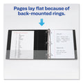 Avery Durable Non-View Binder with DuraHinge and Slant Rings, 3 Rings, 3" Capacity, 11 x 8.5, Black