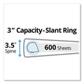 Avery Durable Non-View Binder with DuraHinge and Slant Rings, 3 Rings, 3" Capacity, 11 x 8.5, Black
