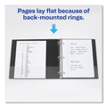 Avery Durable Non-View Binder with DuraHinge and Slant Rings, 3 Rings, 1.5" Capacity, 11 x 8.5, Black